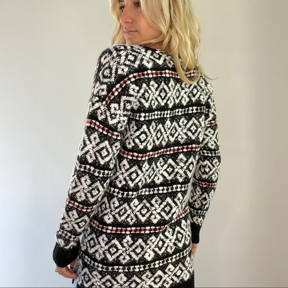Sita Murt Fair Isle Knit Nordic Pattern Alpaca & Llama Wool Sweater - Picture 7 of 14